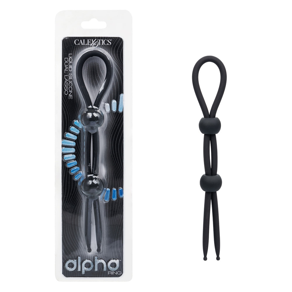 Alpha Liquid Silicone Dual Lasso Black