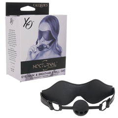 Nocturnal Collection Eye Mask & Breathable Ball Gag