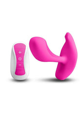 Inya Eros Rechargeable Silicone Vibrating Stimulator with Remote - Powerful & Hands-Free Pleasure