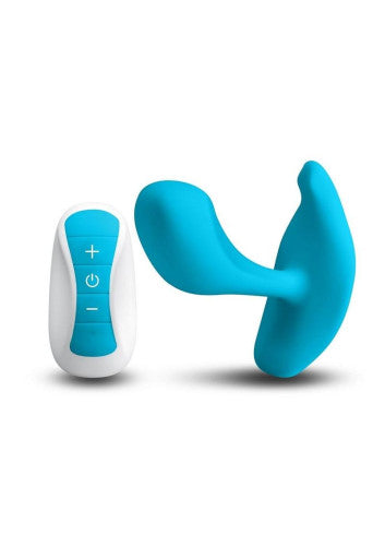 Inya Eros Rechargeable Silicone Vibrating Stimulator with Remote - Powerful & Hands-Free Pleasure