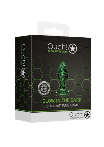Ouch! Glass Butt Plug Glow in the Dark