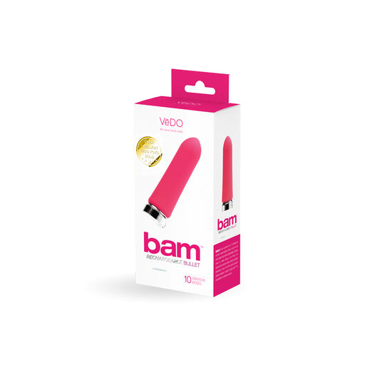 Bam Rechargeable Bullet Foxy Pink