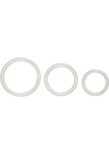 Tri Rings Power Cock Ring Set (3-Piece Set) – Unstoppable Strength