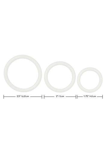 Tri Rings Power Cock Ring Set (3-Piece Set) – Unstoppable Strength