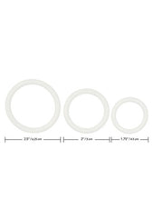 Tri Rings Power Cock Ring Set (3-Piece Set) – Unstoppable Strength