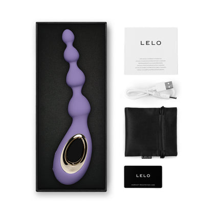 LELO Soraya Beads Violet Dusk – Beaded Luxury Vibrator, Rechargeable