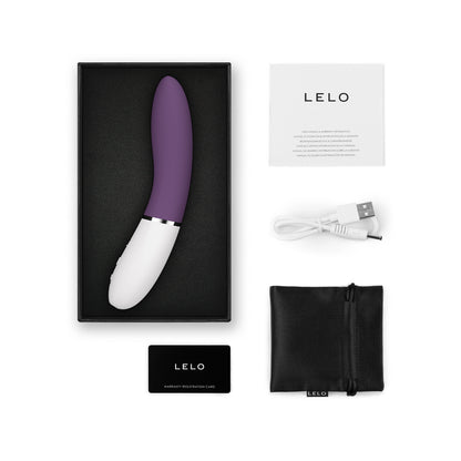 Lelo Liv 3 Plum Rechargeable Vibrator - Body-Safe Silicone