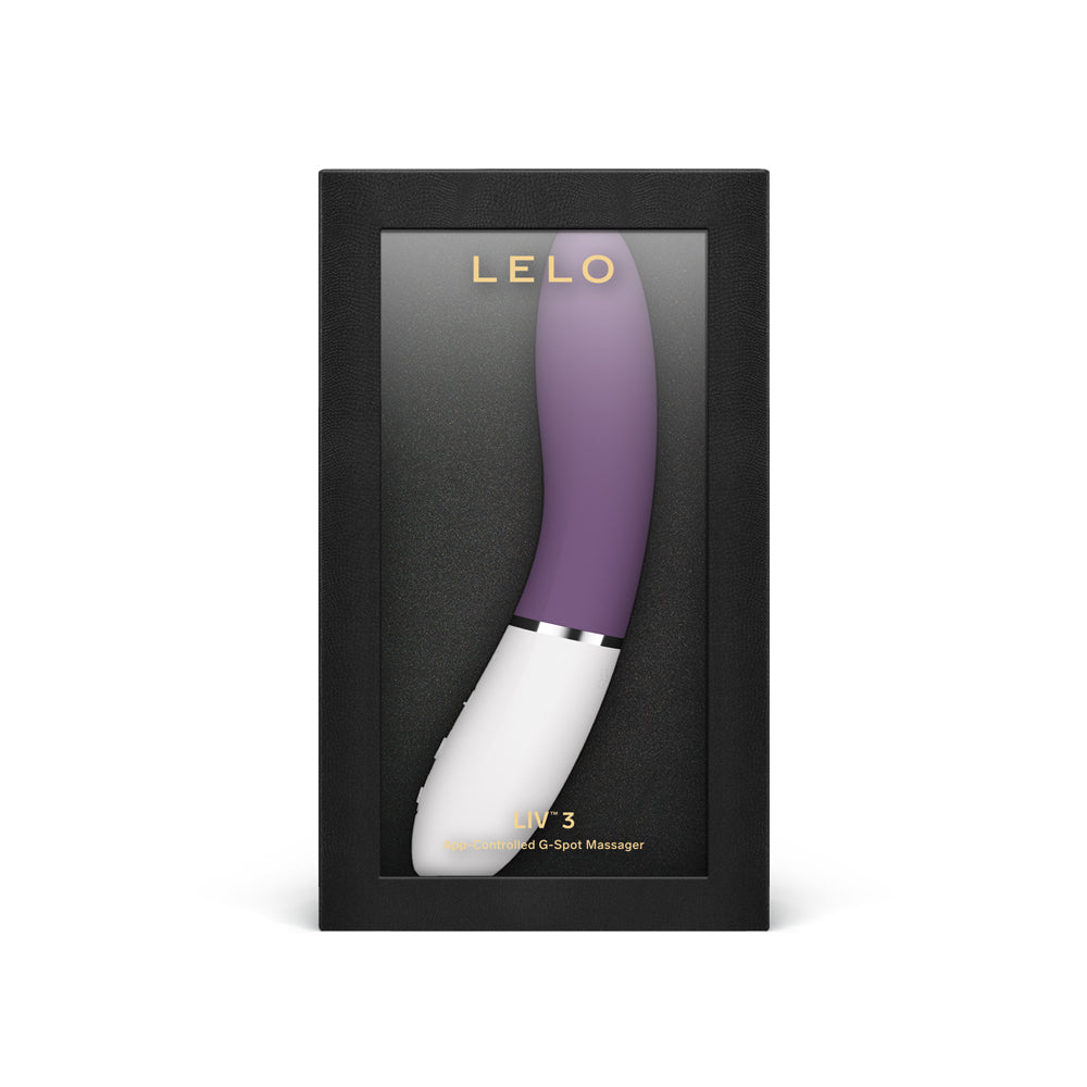 Lelo Liv 3 Plum Rechargeable Vibrator - Body-Safe Silicone