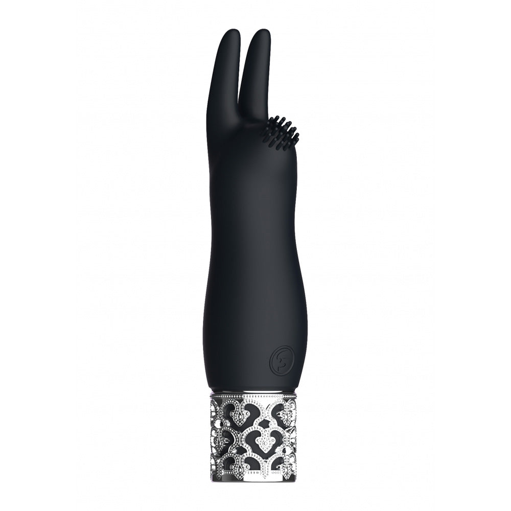 Royal Gems Elegance Rechargeable Silicone Bullet Black