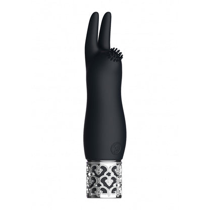Royal Gems Elegance Rechargeable Silicone Bullet Black