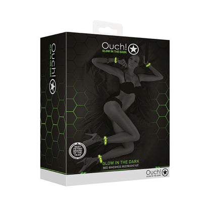 Ouch! Bed Bindings Restraint Kit Glow In The Dark