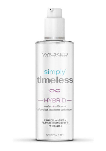 Wicked Simply Timeless Hybrid Personal Lubricant - Smooth, Long-Lasting & Luxurious 4oz