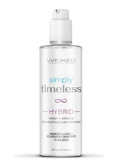 Wicked Simply Timeless Hybrid Personal Lubricant - Smooth, Long-Lasting & Luxurious 4oz