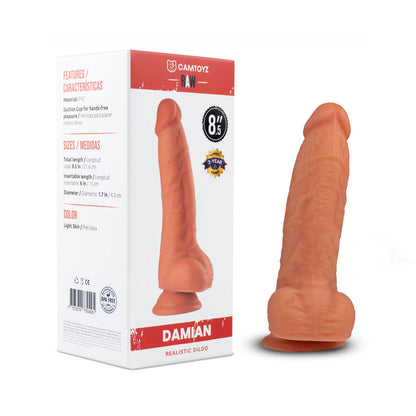 Raw Damian 8.5-Inch Realistic Dildo - Premium Sex Toy