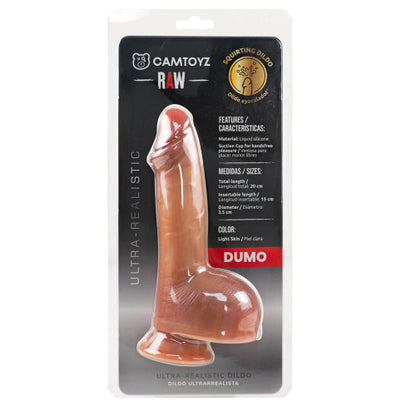Raw Dumo 6" Ultra Realistic Squirting Dildo – Lifelike Design with Squirting Feature