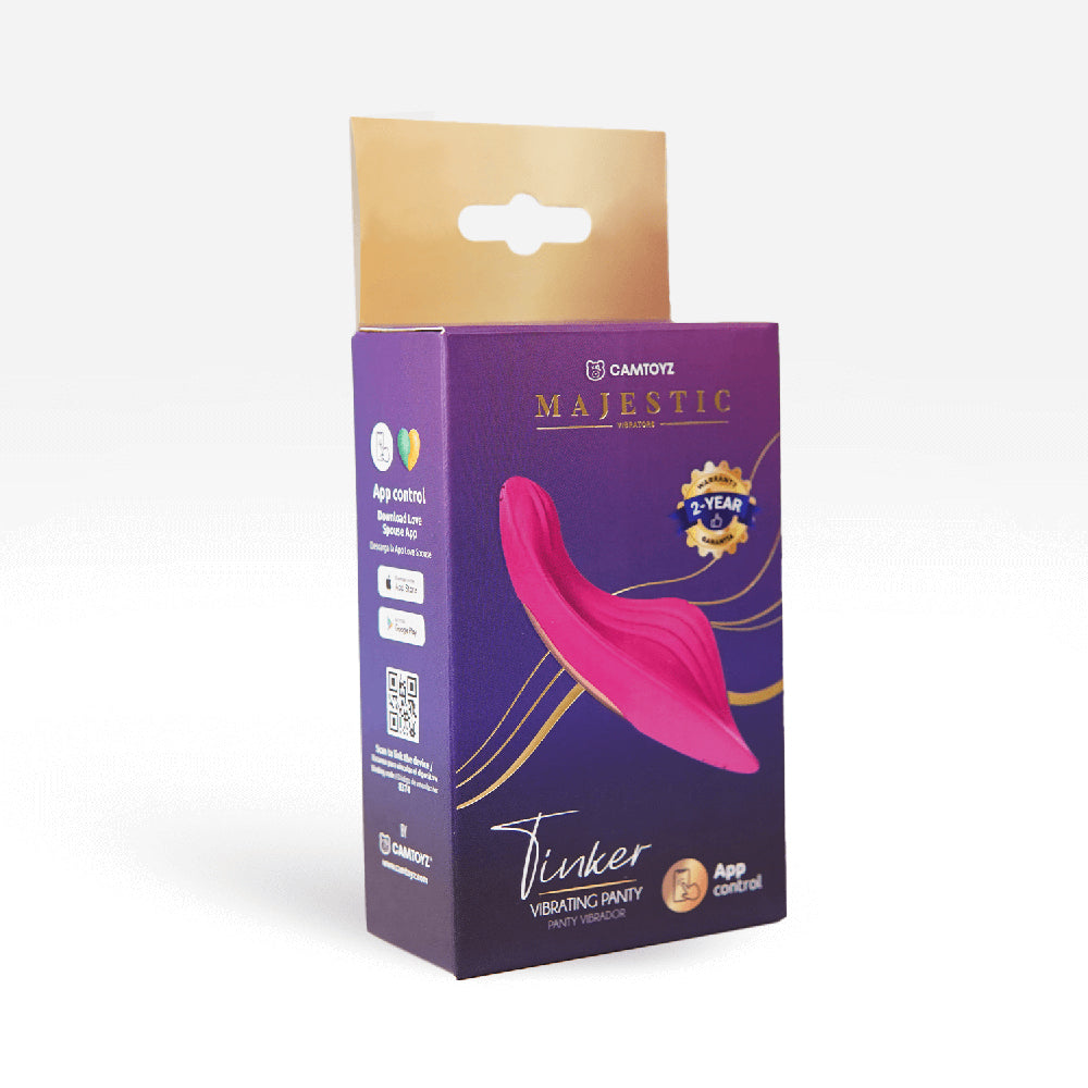 Majestic Tinker Panty Vibrator – Remote-Controlled Rechargeable Vibrator for Discreet Pleasure