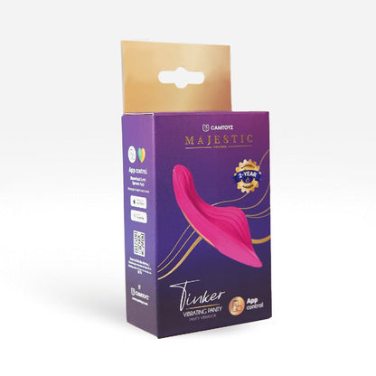 Majestic Tinker Panty Vibrator – Remote-Controlled Rechargeable Vibrator for Discreet Pleasure