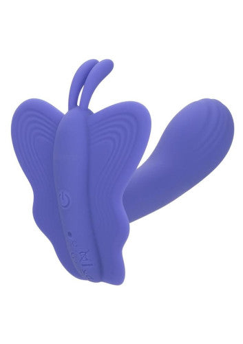 CalExotics Connect Venus Butterfly Rechargeable Silicone App Compatible Stimulator with Remote Control