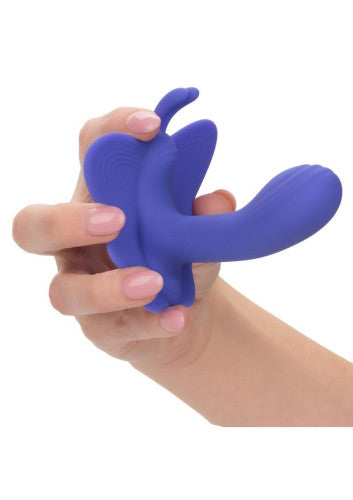 CalExotics Connect Venus Butterfly Rechargeable Silicone App Compatible Stimulator with Remote Control
