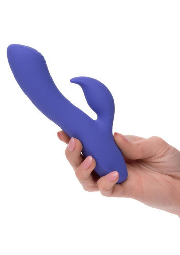 CalExotics Connect App Compatible Dual Stimulator Rechargeable Silicone Dual Vibrator with Remote Control