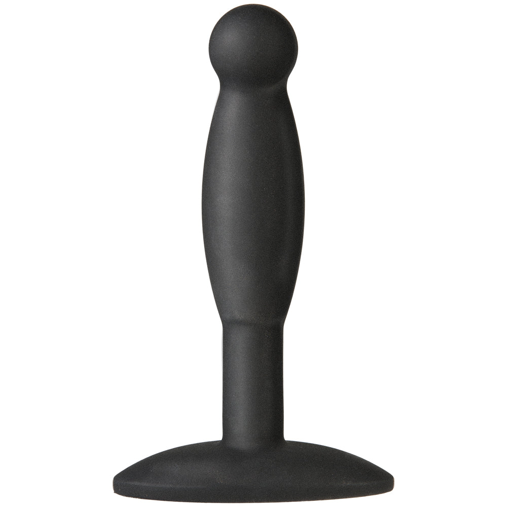 Platinum Premium Silicone The Minis Smooth Medium Black - Silicone Sex Toy