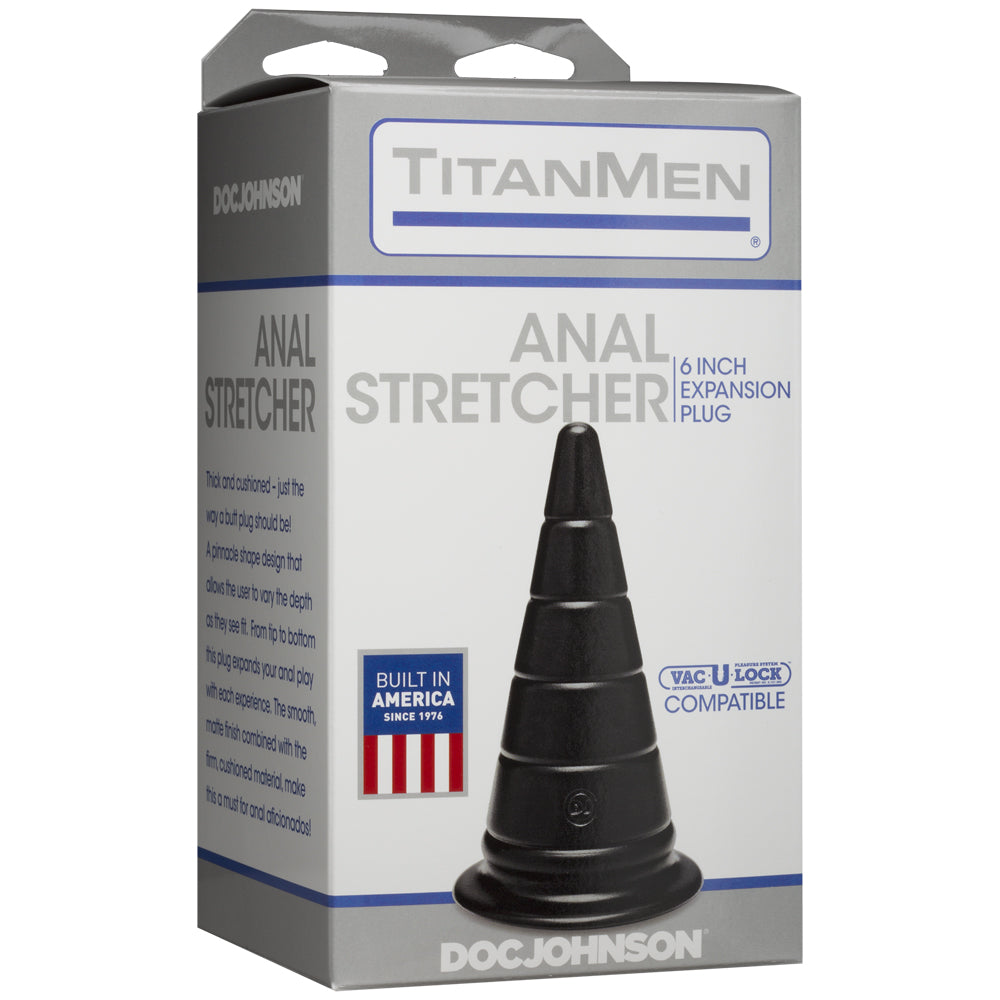 Titanmen 6-Inch Anal Stretcher Expansion Plug – Black