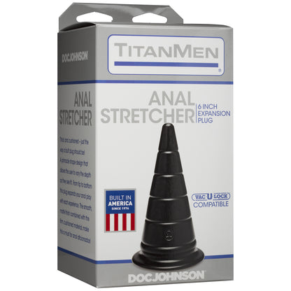 Titanmen 6-Inch Anal Stretcher Expansion Plug – Black
