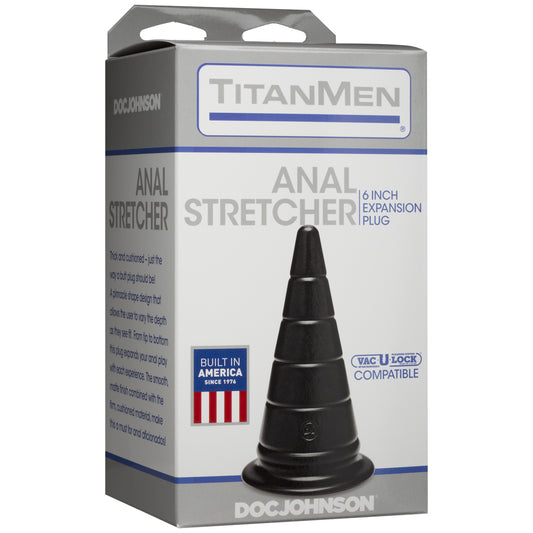 Titanmen 6-Inch Anal Stretcher Expansion Plug – Black