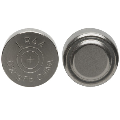 Doc Johnson LR44 Alkaline Button Cell Batteries – 6-Pack, Blue/Silver