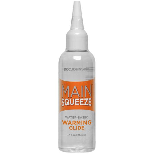 Main Squeeze Warming Water-Based Lubricant 3.4 oz.