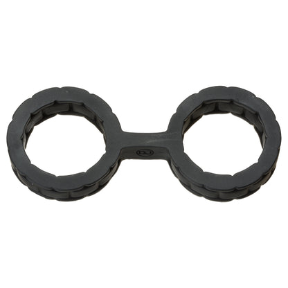 Japanese Bondage Silicone Cuffs Small Black