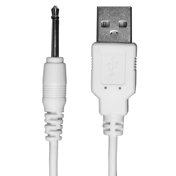 USB Pin Charger Cable - Ivibe Select Collection - White