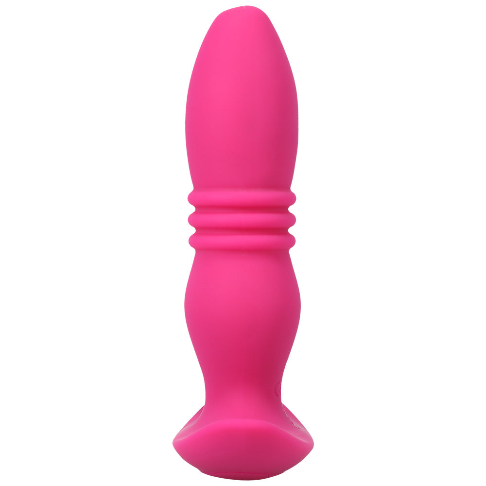 A-Play Rise Rechargeable Silicone Anal Plug with Remote – Pink