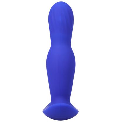 A-Play Expander Rechargeable Silicone Anal Plug with Remote Control - Royal Blue