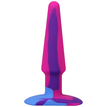 A-Play Groovy Silicone Anal Plug 5-Inch Berry