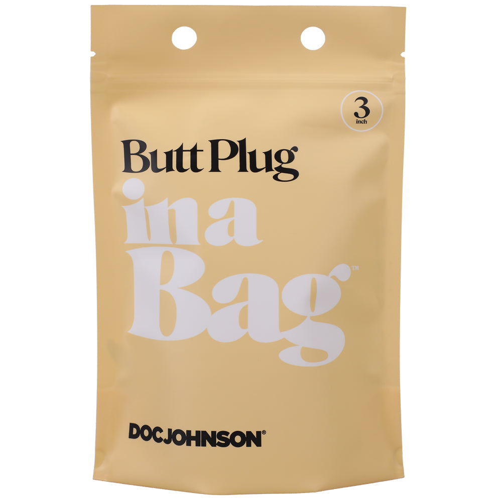 Butt Plug In A Bag 3" Black
