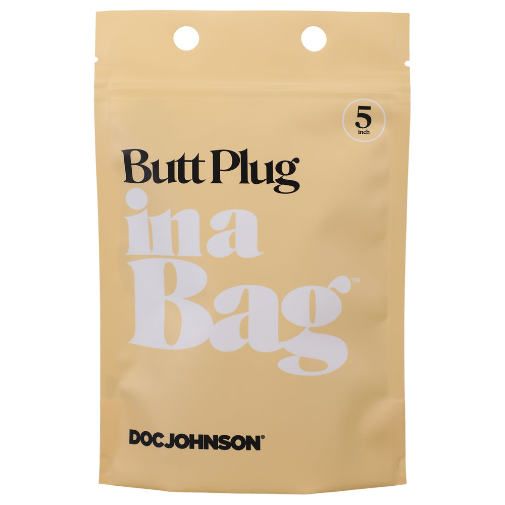 Butt Plug In A Bag 5" Black