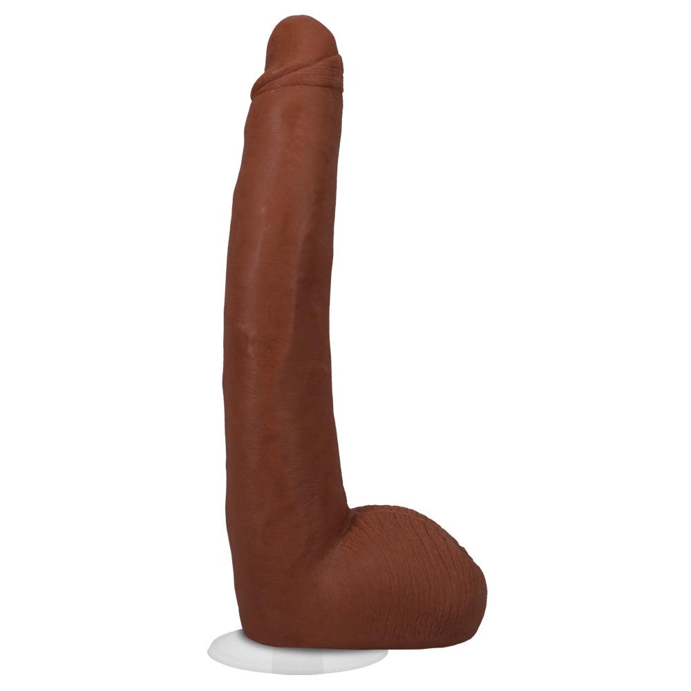 Signature Cocks Alex Jones 11" Ultraskyn Cock With Removable Vac-U-Lock Suction Cup Caramel