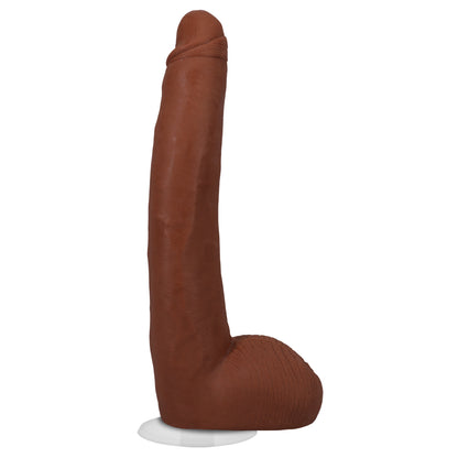Signature Cocks Alex Jones 11" Ultraskyn Cock With Removable Vac-U-Lock Suction Cup Caramel