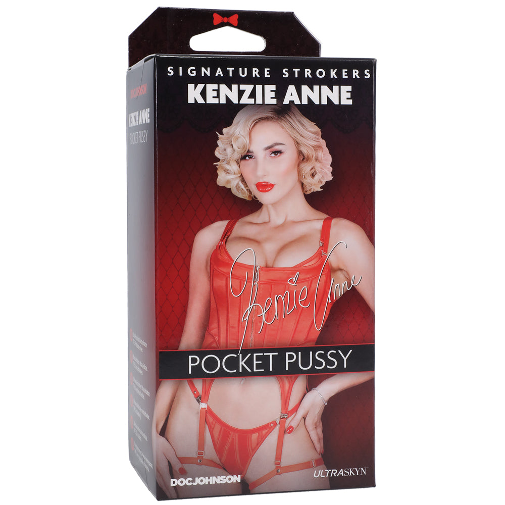 Kenzie Anne Ultraskyn Pocket Pussy by Signature Strokers – Vanilla