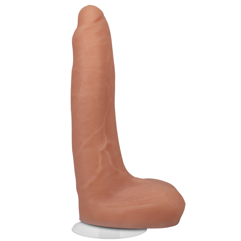 Signature Cocks Owen Gray 9" Silicone Cock With Removable Vac-U-Lock Suction Cup Vanilla