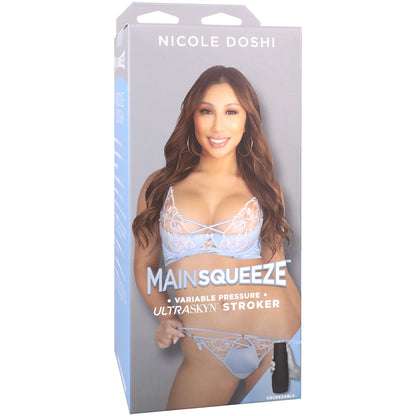 Main Squeeze Nicole Doshi Ultraskyn Stroker Vanilla Masturbator Toy
