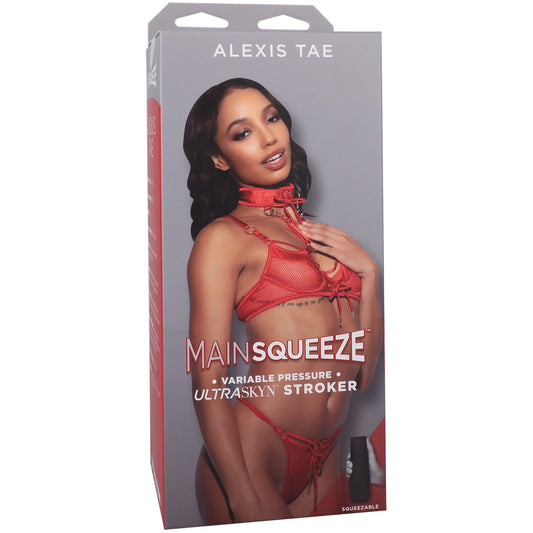 Main Squeeze Alexis Tae Ultraskyn Stroker – Caramel Realistic Pussy Masturbator