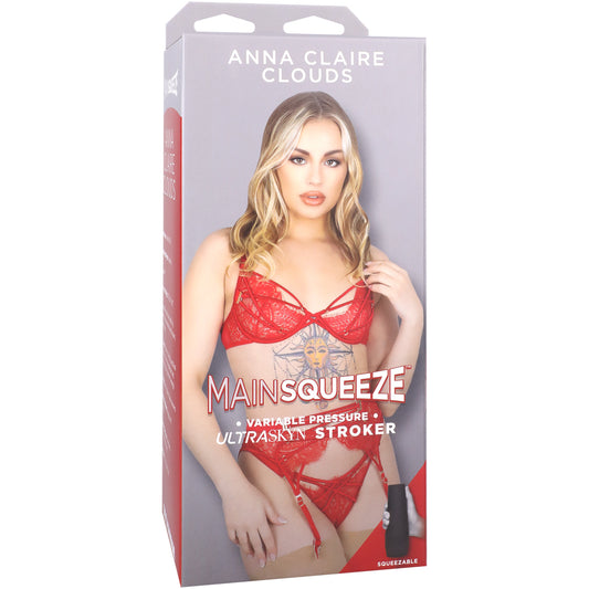 Main Squeeze Anna Claire Clouds Ultraskyn Stroker Vanilla – Adult Pleasure Toy
