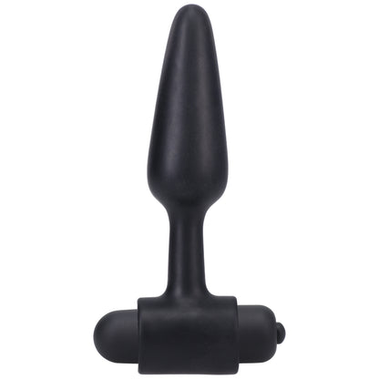 Vibrating Butt Plug In A Bag 4" Black