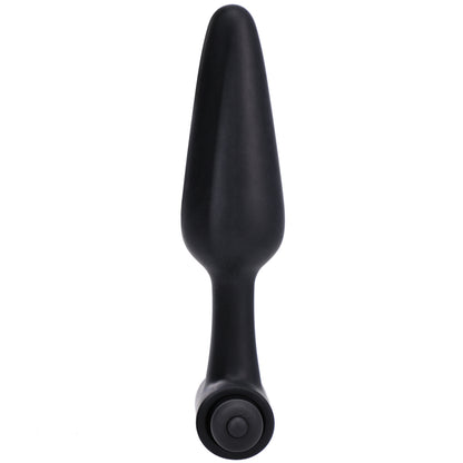 Vibrating Butt Plug In A Bag 5" Black