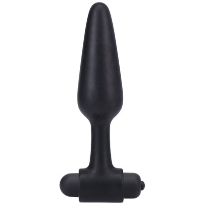 Vibrating Butt Plug In A Bag 5" Black