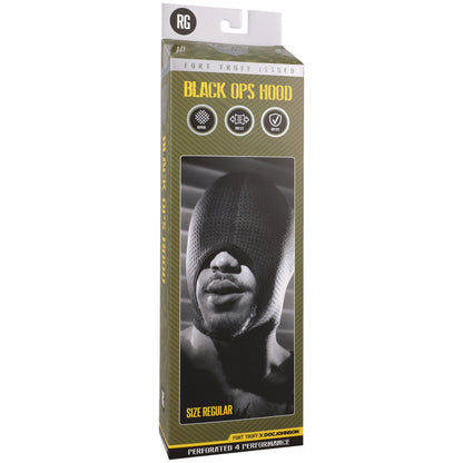 Fort Troff Black Ops Hood Regular Black
