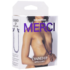 Merci Chained Up Nipple Clamps – BDSM Bondage Gear with Chain