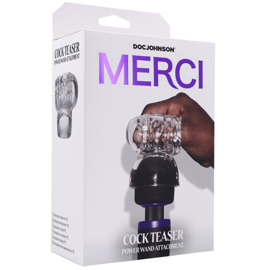 Cock Teaser Wand Attachment by Merci - Clear